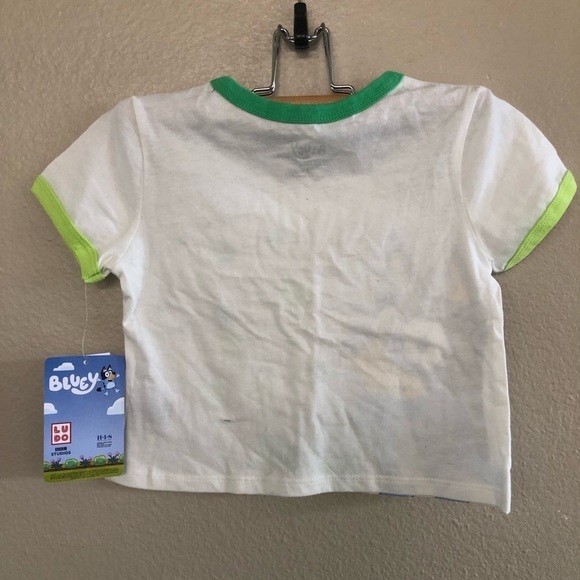 Bundle Disney Bluey Cat & Jack Girls Shamrock Graphic Prints Shirts Size S 6/7 - Picture 2 of 16